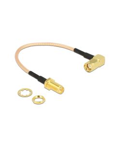 Delock Antennenkabel RP-SMA zu RP-SMA, 0.16 m