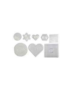 Creativ Company Bügelperlen Platten 8er Transparent