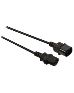 Diggelmann Gerätekabel 0.5 m C13 - C14 Schwarz