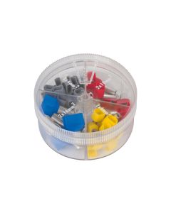 Knipex Aderendhülsen 2 x 4 - 2 x 16 mm², 45 Stück