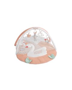 fehn Krabbeldecke mit Spielbogen Schwanensee