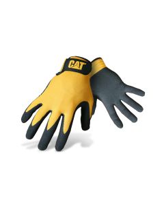 CAT Arbeitshandschuh Nitril, XL, Gelb/Grau, 1 Stück