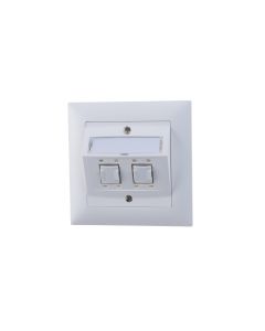 Feller EDIZIOdue Netzwerkdose UP 2x RJ45 Kat. 6 geschirmt