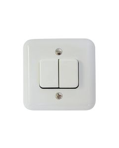 Mica AP-Schalter Doppel