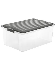 Rotho Aufbewahrungsbox Compact A3 / 38 Liter Anthrazit