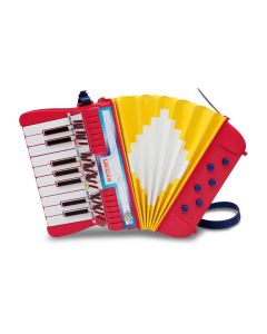 Bontempi Musikinstrument Akkordeon mit 17 Tasten C-E