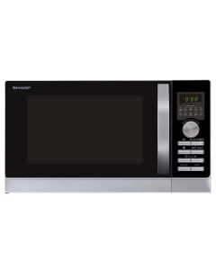 Sharp Mikrowelle R843INW Schwarz/Silber