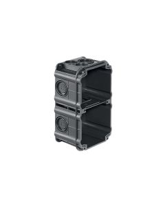 WEIBEL Einlasskasten Basic 2 x 1 mit Glühdrahtprüfung 850°C