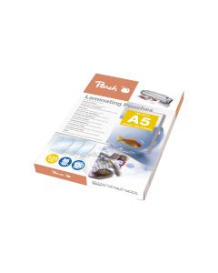 Peach Laminierfolie A5, 125 µm, 100 Stück, Glänzend