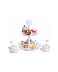Spielba Holzspielwaren Spiel-Lebensmittel Etagere mit Patisserie