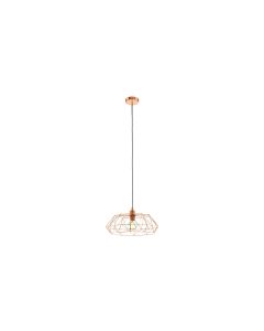 EGLO Leuchten Pendelleuchte CARLTON 2 1x E27 Kupfer