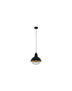 EGLO Leuchten Pendelleuchte CANNINGTON 1x E27 Schwarz