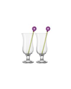 Leonardo Cocktailglas Hurricane 450 ml, 2 Stück, Transparent