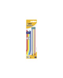 BIC Bleistift Evolution Stripes mit Radierer 3 Stück