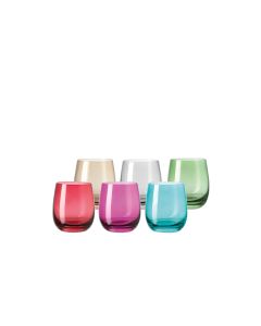 Leonardo Trinkglas Sora 360 ml, 6 Stück, Mehrfarbig