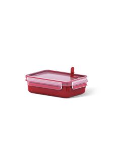 Emsa Mikrowellendose Clip & Micro 0.8 l, Rot
