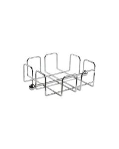 Paderno Serviettenhalter 19 cm x 19 cm Silber