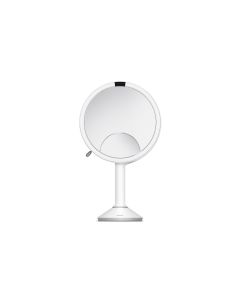 Simplehuman Kosmetikspiegel mit Sensor Trio Ø 20 cm Weiss