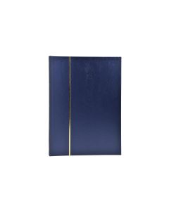 Exacompta Sammelalbum Briefmarken, 22.5 x 30.5 cm, 48 Seiten, Blau