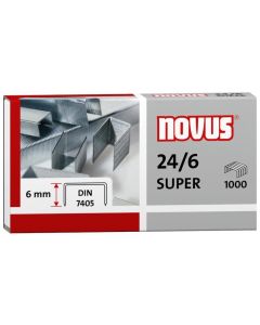 Novus Heftklammer 24/6 Super 1000 Stück