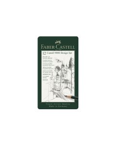 Faber-Castell Bleistift Castell 9000 5B-5H 12 Stück