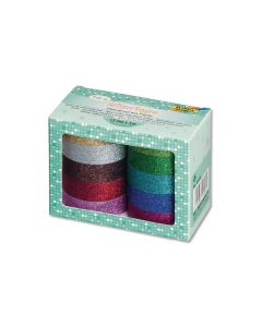 Folia Glitzer Tape Set Mehrfarbig
