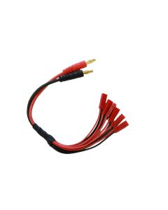 EP Ladekabel 4 mm Bananenstecker zu JST-Buchse