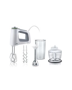 Braun Handmixer MultiMix 5 HM5137WH Weiss/Grau