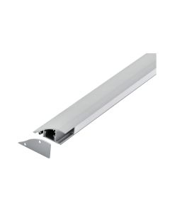 Eglo Professional Wandaufbauprofil 43 mm Opal, Schwarz, 2 m