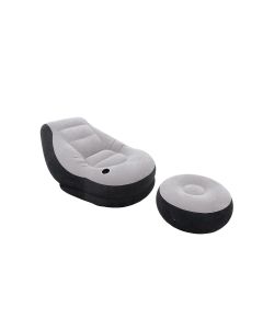 Intex Aufblasbarer Sessel Ultra Lounge aufblasbar Grau