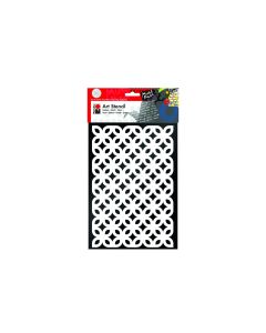 Marabu Schablone Art Stencil Retro Flowers