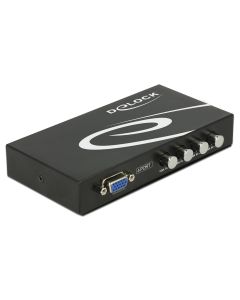 Delock VGA-Switchbox 4 Port ohne Audio