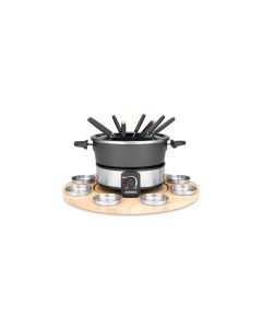 Gastroback Fondue-Set All-in-One 19 Teile, Schwarz