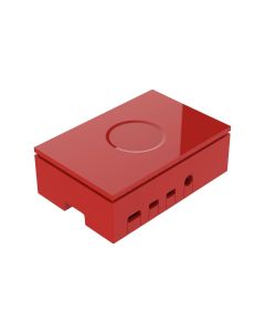 Raspberry Pi Gehäuse für Raspberry Pi 4 Model B Rot