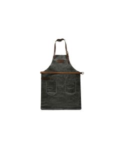 Feuermeister Grillschürze Antikleder, Anthrazit, Grösse 2
