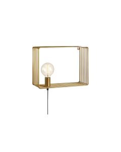 Markslöjd Wandleuchte SHELF 1L 1x E27, Gold