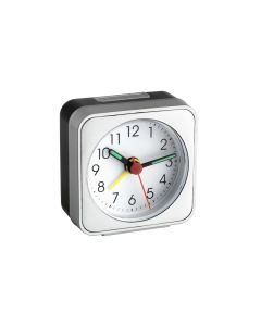 TFA Dostmann Klassischer Wecker Silber