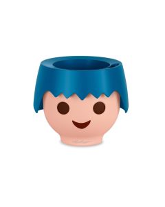 Lechuza Pflanzentopf OJO Blau