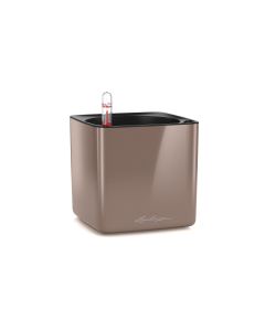 Lechuza Pflanzentopf CUBE Glossy Braun