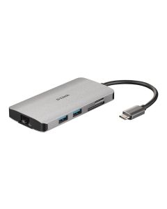 D-Link Dockingstation DUB-M810 USB/HDMI/RJ45/Kartenleser/USB‑C Lade