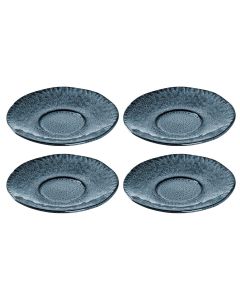 Leonardo Untertasse Matera Ø 15 cm, 4 Stück, Blau