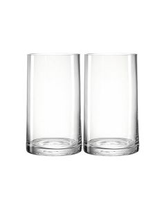 Leonardo Vase Novara 26 cm 2 Stück, Transparent