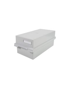 Biella Karteibox A6 1200 Karten, Grau