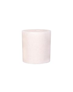 Herzog Kerzen AG Stumpenkerze Kristallo Zylindro Ø 10 cm x 10 cm Elfenbein