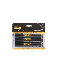 Bi-Office Whiteboard-Marker Inkstring Schwarz, 3 Stück