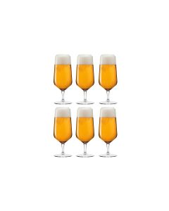 Leonardo Bierglas Puccini 330 ml, 6 Stück, Transparent