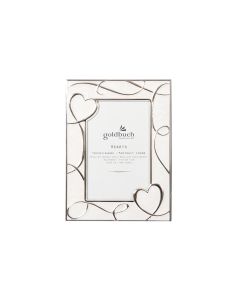 Goldbuch Bilderrahmen Hearts Silber, 10 x 15 cm