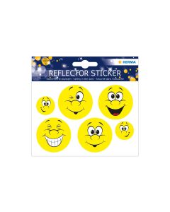 Herma Stickers Motivsticker Happy Face Reflektor