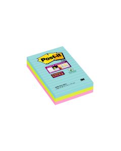 Post-it Notizzettel Post-it Super Sticky 10.1 cm x 15.2 cm, 3 Blöcke