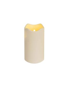 Star Trading LED-Kerze Pillar Paul Ø 10 x 18 cm, Beige